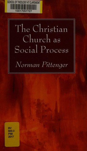 Cover for The Christian church as social process