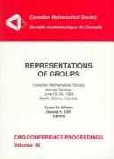 Cover for Representations of groups