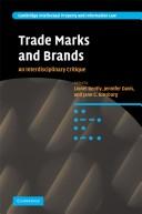 Cover for Trade Marks and Brands
