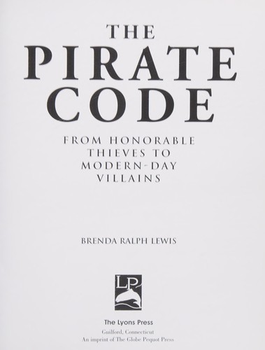 Cover for The pirate code