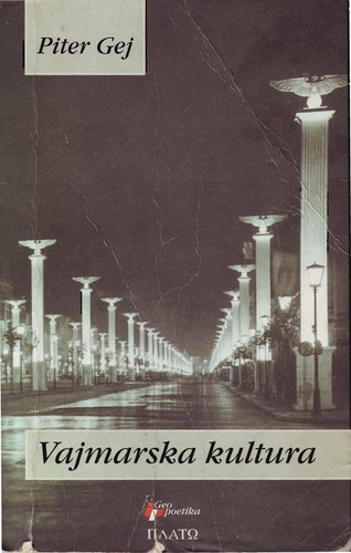 Cover for Vajmarska kultura