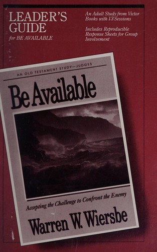 Cover for Be Available Leader's Guide