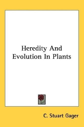 Cover for Heredity And Evolution In Plants