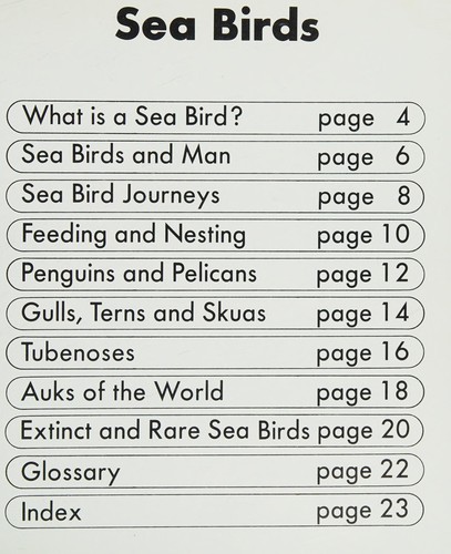 Cover for Sea birds