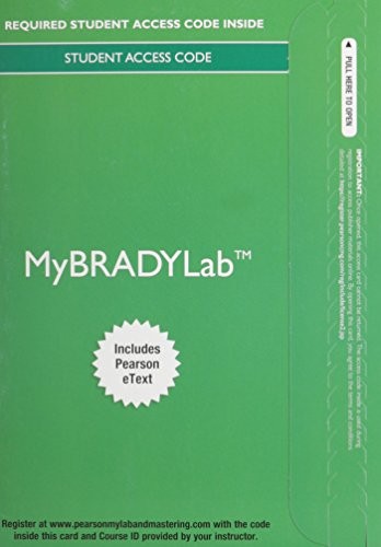 Cover for MyLab BRADY with Pearson eText -- Access Card -- for Advanced EMT