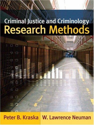 Cover for Criminal Justice and Criminology Research Methods
