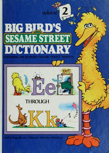 Cover for Big Bird's Sesame Street Dictionary Vol. 2