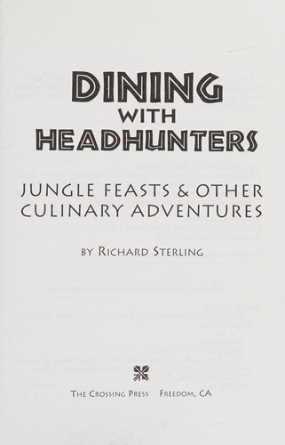 Cover for Dining with headhunters
