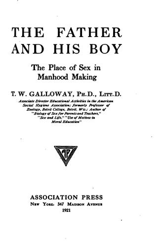 Cover for The father and his boy