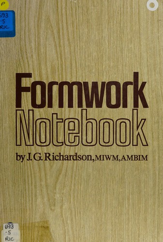 Cover for Formwork notebook