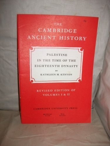 Cover for Palestine in the time of the Eighteenth Dynasty