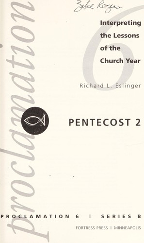 Cover for Proclamation Six, Series B Easter