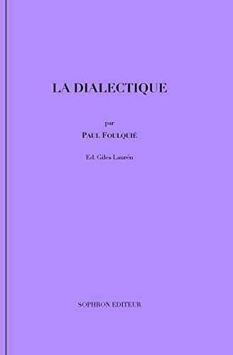 Cover for La Dialectique