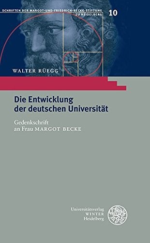 Cover for Die Entwicklung Der Deutschen Universitat