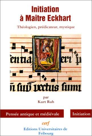 Cover for Initiation à Maître Eckhart 