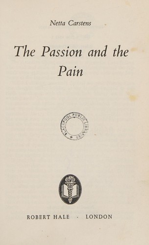 Cover for The passion and the pain