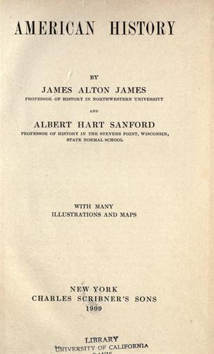 Cover for American history