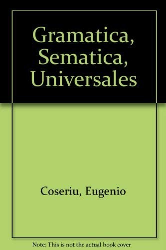 Cover for Gramatica, Sematica, Universales