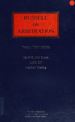 Cover for Russell on arbitration
