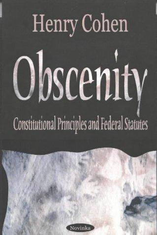 Cover for Obscenity