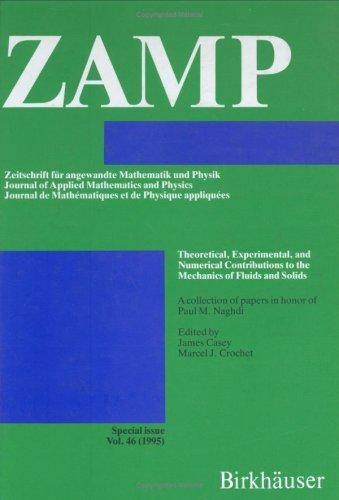 Cover for Theoretical, Experimental and Numerical Contributions to the Mechanics of Fluids and Solids