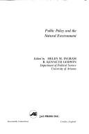 Cover for Public policy and the natural environment