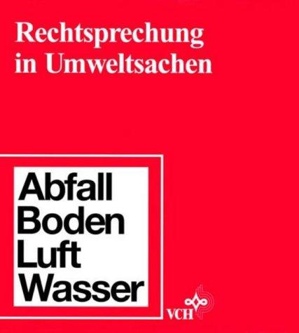 Cover for Rechtsprechung in Umweltsachen