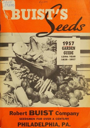 Cover for Buist's seeds