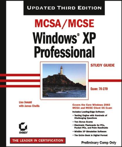 Cover for MCSA/MCSE Windows XP Professional Study Guide (70-270), 3rd Ed.