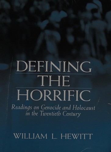 Cover for Defining the horrific