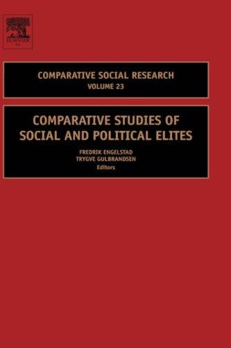 Cover for Comparative Studies of Social and Political Elites, Volume 23 (Comparative Social Research)