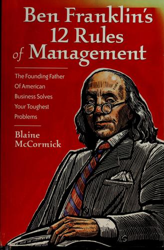 Cover for Ben Franklin's 12 rules of management