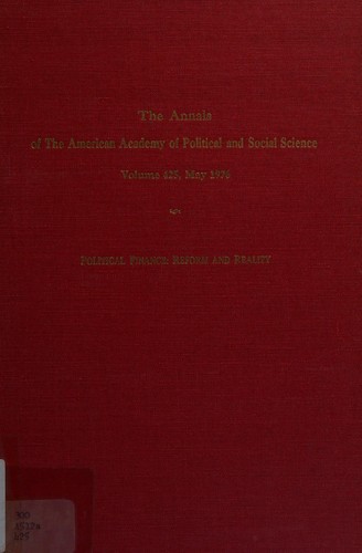 Cover for Political finance
