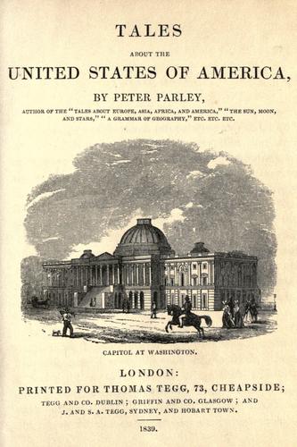 Cover for Tales about the United States of America