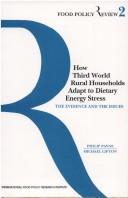 Cover for How third world rural households adapt to dietary energy stress