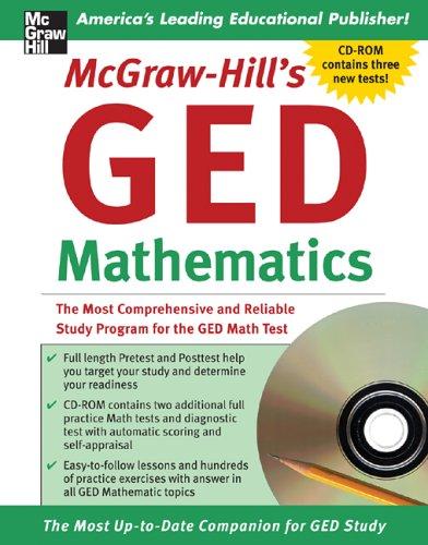 Cover for McGraw-Hill's GED Mathematics Book w/CD-ROM (Mcgraw Hill's Ged Mathematics)
