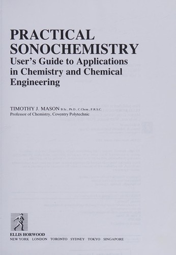 Cover for Practical sonochemistry