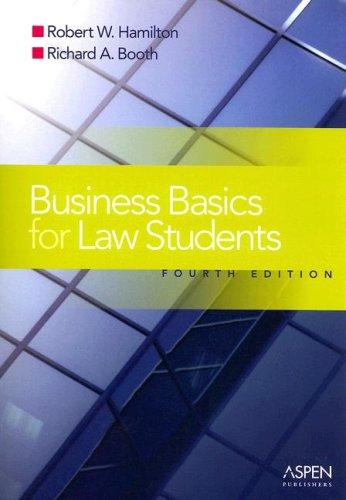 Cover for Business Basics for Law Students