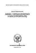 Cover for Armia i społeczeństwo II Rzeczypospolitej