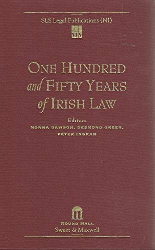 Cover for One hundred and fifty years of Irish law