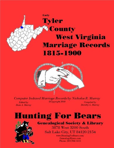 Cover for Tyler Co West Virginia Marriages 1815-1900