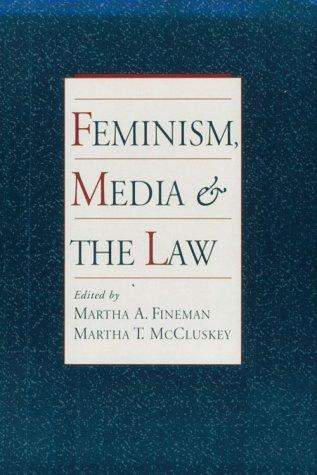 Cover for Feminism, media, and the law
