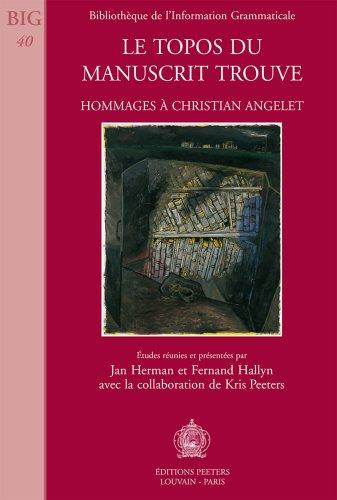 Cover for Topos Du Manuscrit Trouve