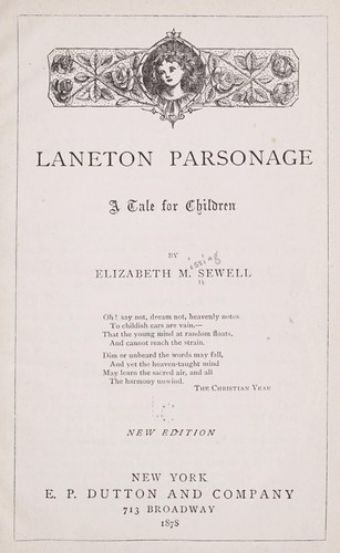 Cover for Laneton parsonage
