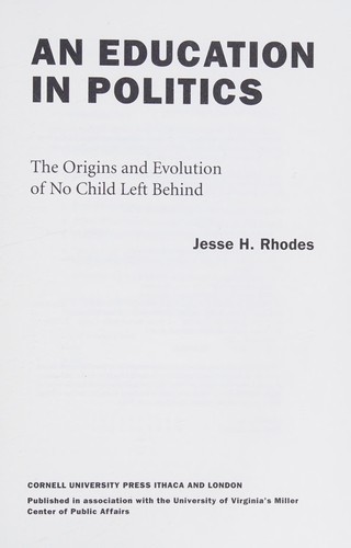 Cover for Education in Politics