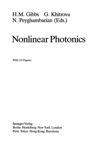 Cover for Nonlinear Photonics