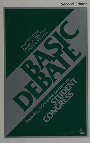 Cover for Basic debate