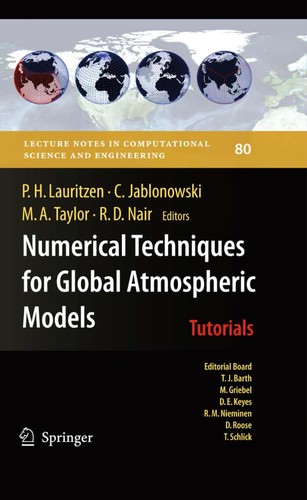 Cover for Numerical techniques for global atmospheric models