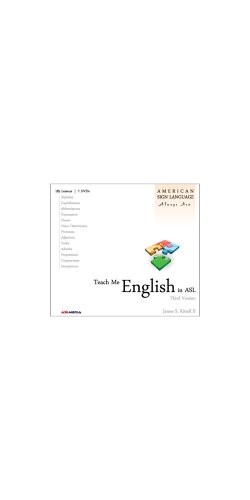 Cover for Teach me English in ASL