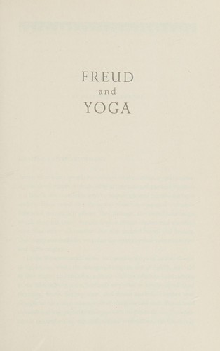 Cover for Freud and yoga